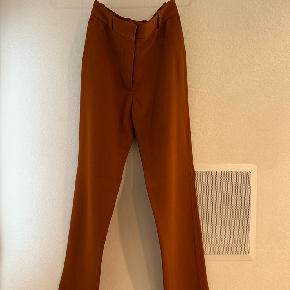 Joseph, women’s gabardine pants. Rust color, size 34 eur which is a us xs